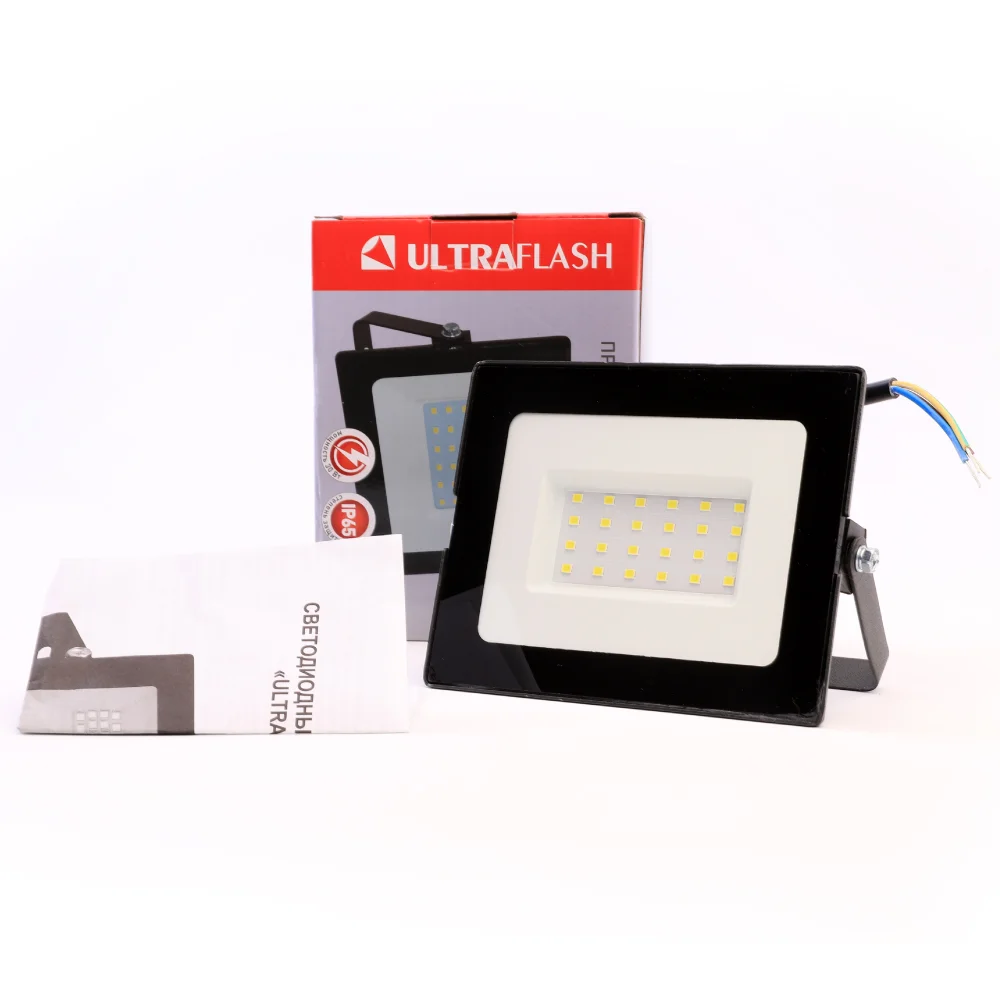 Светодиодный SMD прожектор Ultraflash LFL-5001 C02, черный