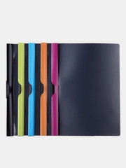 Папка c клипом для брошюровки Vivid, A4, до 30 листов, рр, 0,3 мм, 1 штука