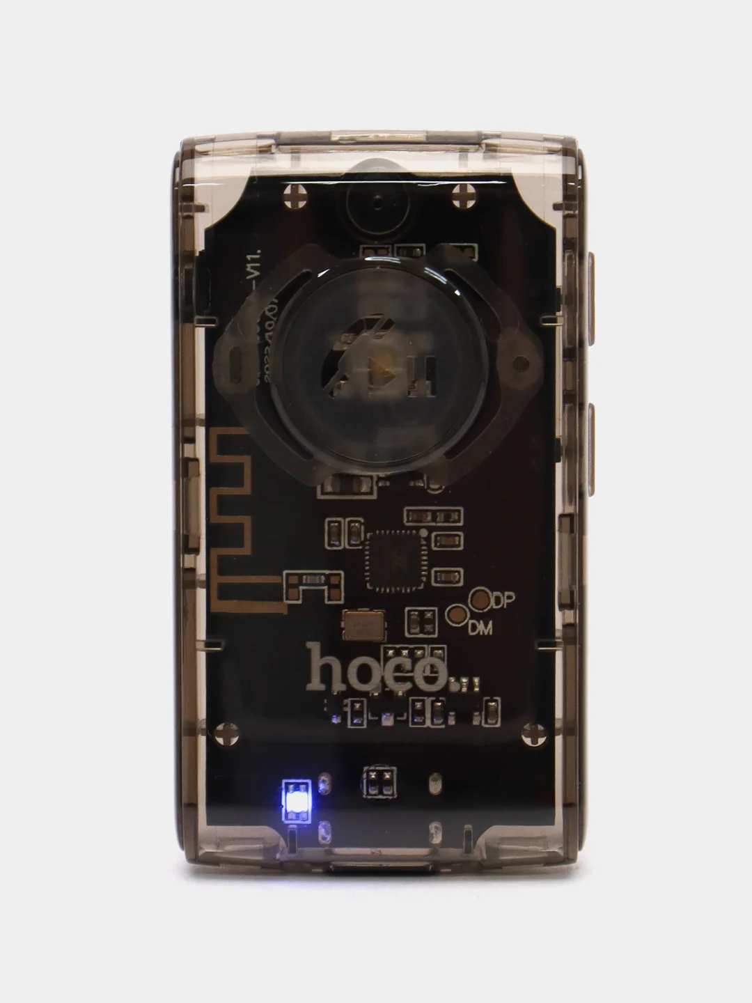 Черный aux, Bluetooth ресивер Hoco E66, автомобильный Bluetooth адаптер, c LED индикатором