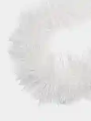 Белый мишура новогодняя 2м