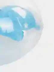 Синий воздушный шар на выписку фольгированный
