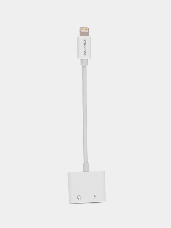 Аудио конвертер для iPhone, двойной Lightning, зарядка и аудио, BOROFONE BV11