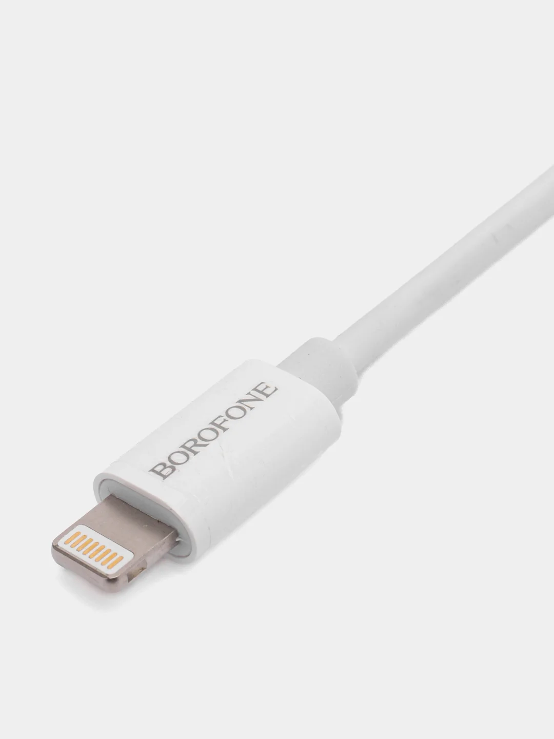 Белый аудио конвертер для iPhone, двойной Lightning, зарядка и аудио, BOROFONE BV11