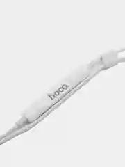 Белый проводные наушники вкладыши Hoco M101, Jack 3.5 мм, 1.2 м
