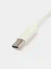 Белый наушники проводные Type-C BOROFONE BM77, с микрофоном, шумоизоляцией