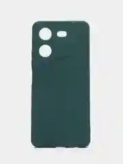 Тёмно-зелёный чехол Tecno Pova 5 / Техно Пова 5, силиконовый, матовый