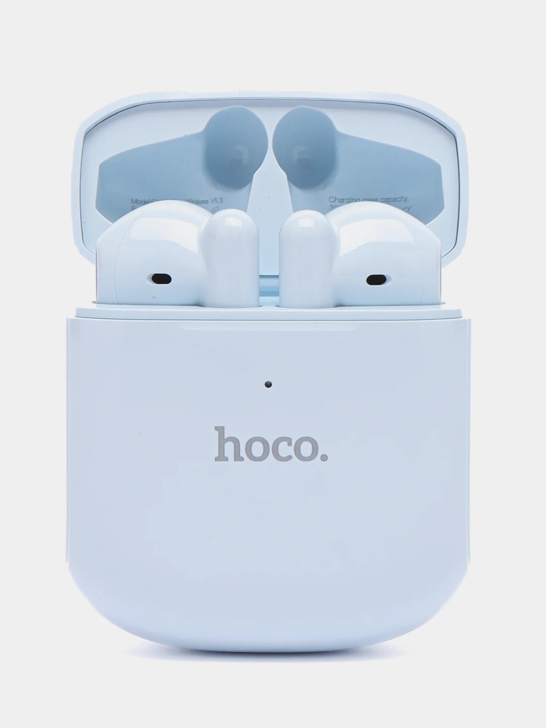 Небесно-голубой беспроводные Bluetooth стереонаушники Hoco EW19, с микрофоном