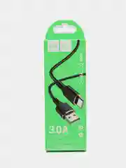 Черный зарядный кабель hoco X95, USB - Type-C, БЫСТРАЯ ЗАРЯДКА 3.0A, 1 м
