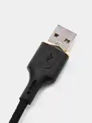Черный зарядный кабель hoco X95, USB - Type-C, БЫСТРАЯ ЗАРЯДКА 3.0A, 1 м