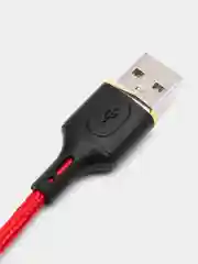 Красный зарядный кабель hoco X95, USB - Type-C, БЫСТРАЯ ЗАРЯДКА 3.0A, 1 м