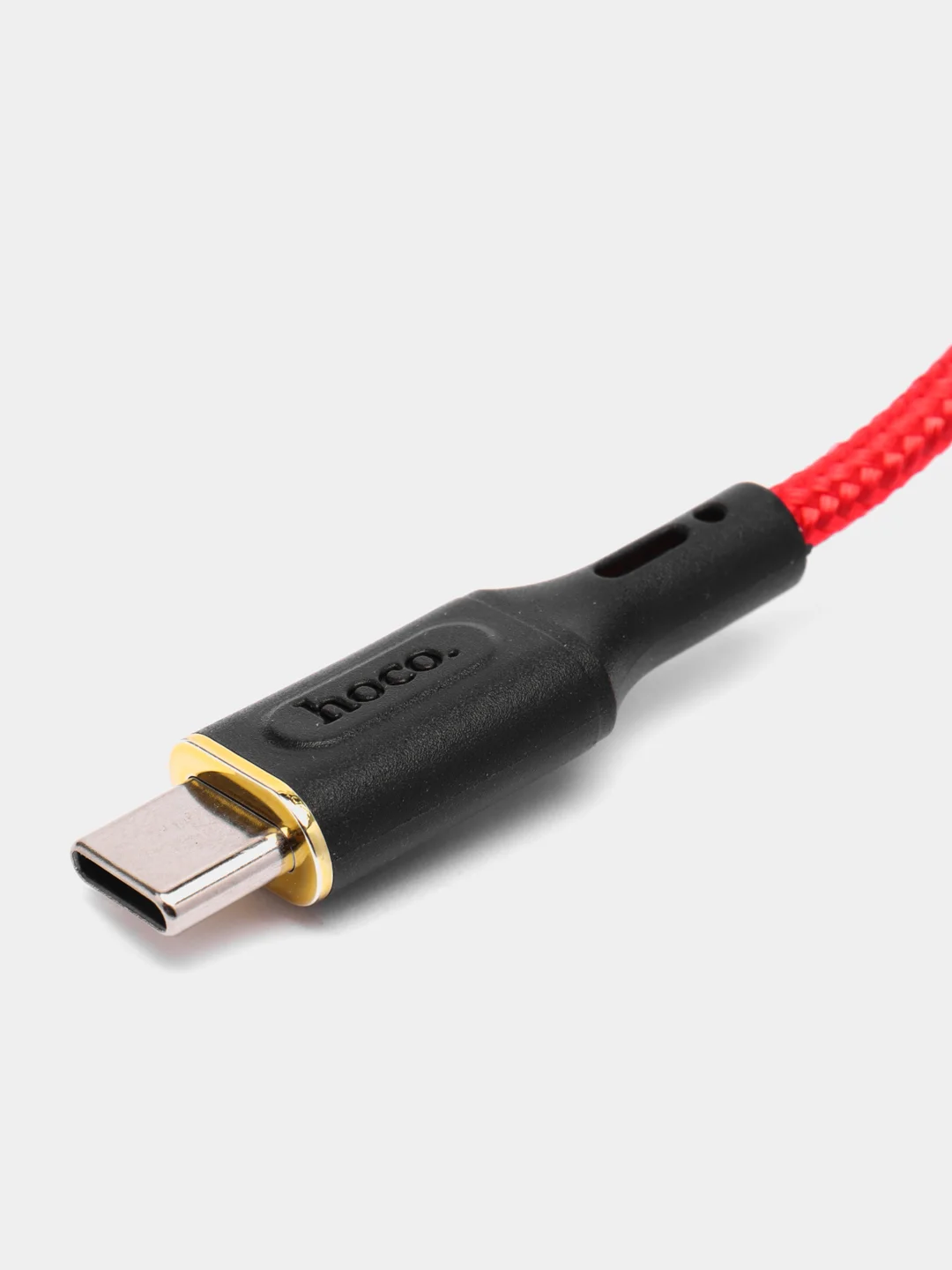Красный зарядный кабель hoco X95, USB - Type-C, БЫСТРАЯ ЗАРЯДКА 3.0A, 1 м