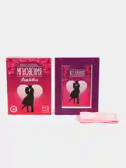 Игра для двоих Мгновения любви, 44 карты, лента, 18+