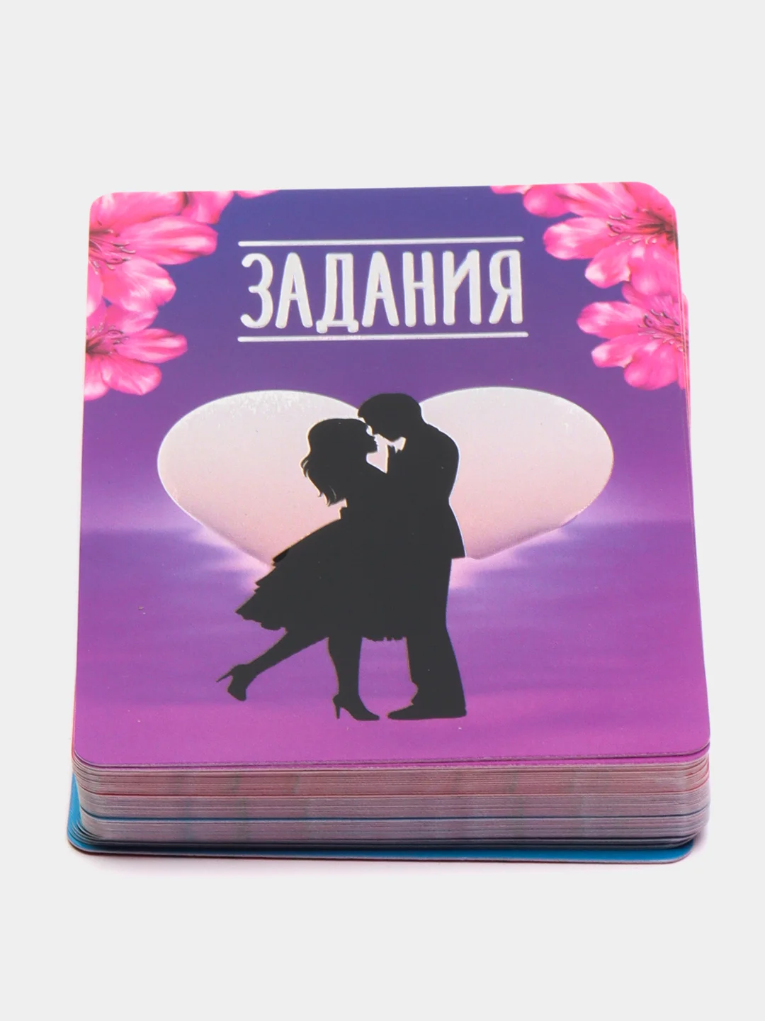 Игра для двоих Мгновения любви, 44 карты, лента, 18+