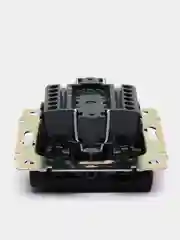 Выключатель трехклавишный черный матовый 10А механизм  Werkel WL08-SW-3G W1130008