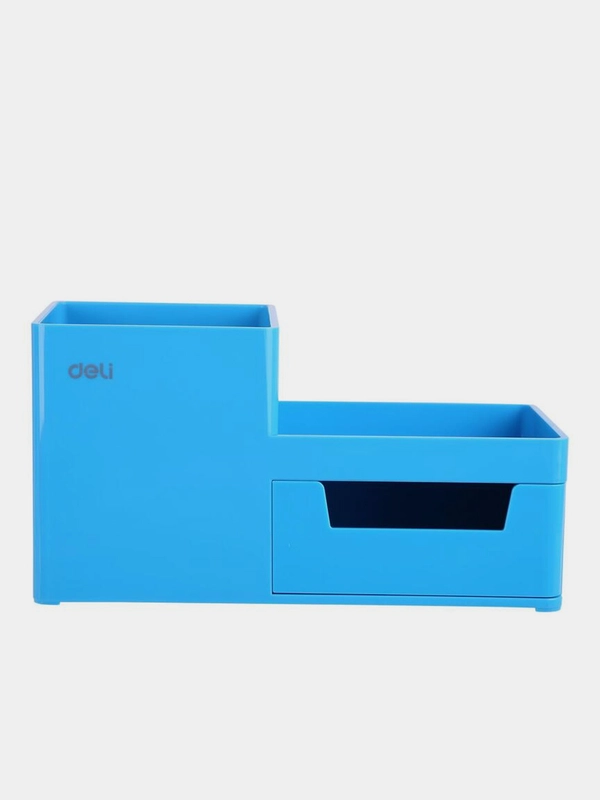 Органайзер настольный Deli Rio EZ25130, 175x90x92, пластик, голубой