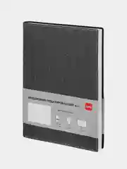 Ежедневник недатированный Deli Simple Джинс CN145-Black, A5, 136 л, 1 штука
