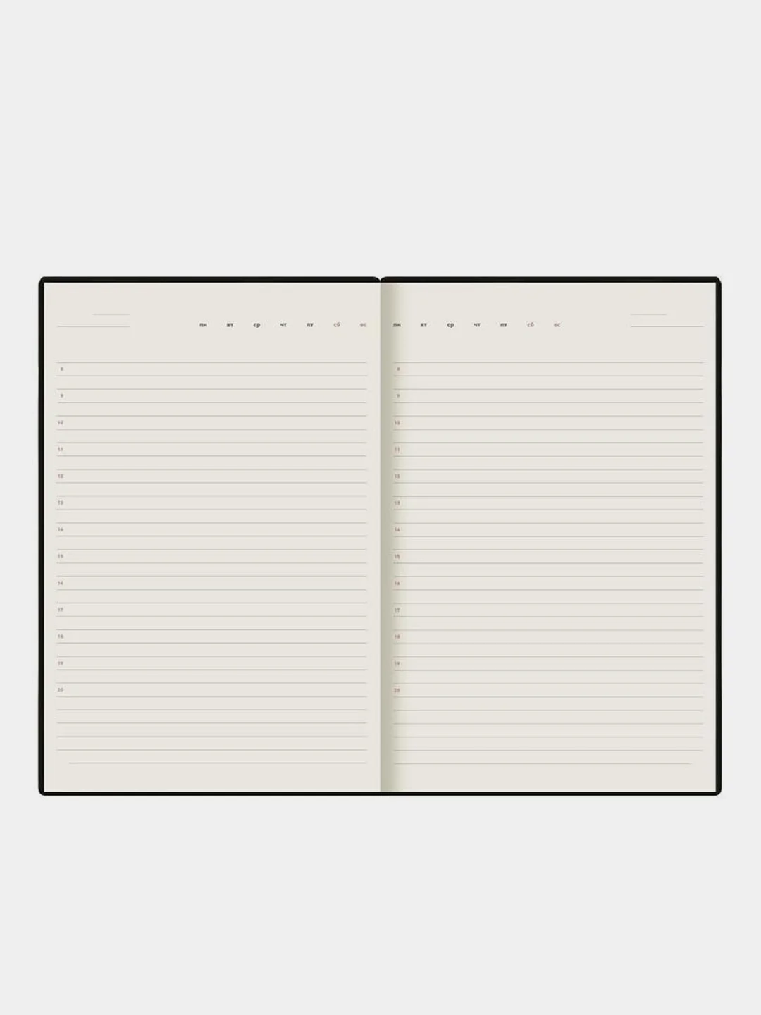 Ежедневник недатированный Deli Simple Джинс CN145-Black, A5, 136 л, 1 штука