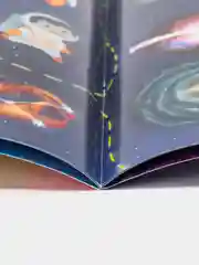 Синий детская книжка с наклейками "Атлас животных", книжка про животных, развивающая