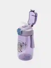 Розовый бутылка для воды, детская, с трубочкой, с замком, 480 мл