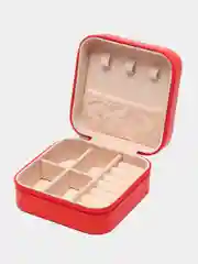 Красный шкатулка для хранения ювелирных украшений