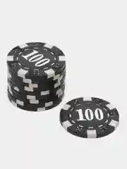 Серый меланж покерный набор Покер / игра / Настольная игра / Казино / Игра настольная/Набор для покера