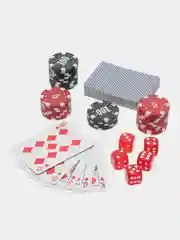 Серый меланж покерный набор Покер / игра / Настольная игра / Казино / Игра настольная/Набор для покера