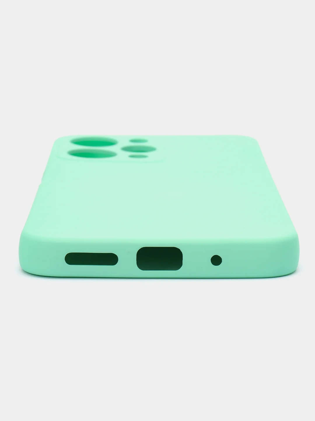 Салатовый чехол для Xiaomi Redmi 12, Redmi 12C, редми 12 с защитой камеры, с текстильной подложкой