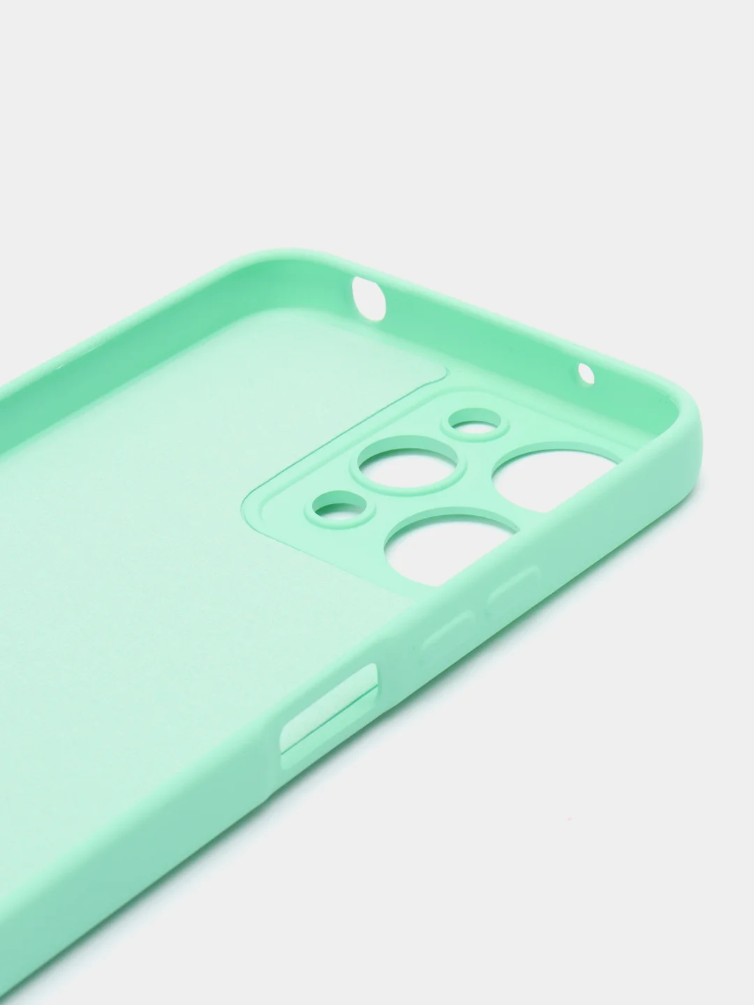 Салатовый чехол для Xiaomi Redmi 12, Redmi 12C, редми 12 с защитой камеры, с текстильной подложкой