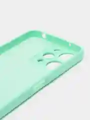 Салатовый чехол для Xiaomi Redmi 12, Redmi 12C, редми 12 с защитой камеры, с текстильной подложкой