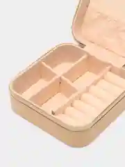 Кремовый шкатулка для хранения ювелирных украшений