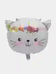 Шар фольгированный "Милая кошечка, кошка белая", 55 см