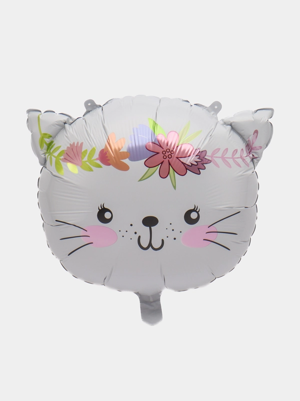 Шар фольгированный "Милая кошечка, кошка белая", 55 см