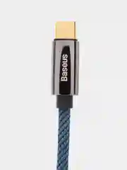 Синий кабель зарядный угловой Baseus Type-C/Lightning, Tipe-C/Type-C (для iPhone и для Android)