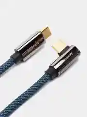 Синий кабель зарядный угловой Baseus Type-C/Lightning, Tipe-C/Type-C (для iPhone и для Android)