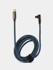 Синий кабель зарядный угловой Baseus Type-C/Lightning, Tipe-C/Type-C (для iPhone и для Android)