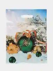 Оливковый пакет новогодний 30 х 40 см, 35 мкм