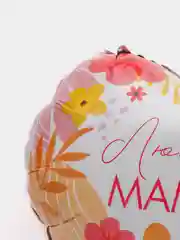 Фольгированный шар 45 см, Маме, Любимой мамочке, сердце