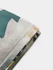 Тёмно-бирюзовый штора-занавес для ванной комнаты, 3D, с кольцами, 180 х 180 см
