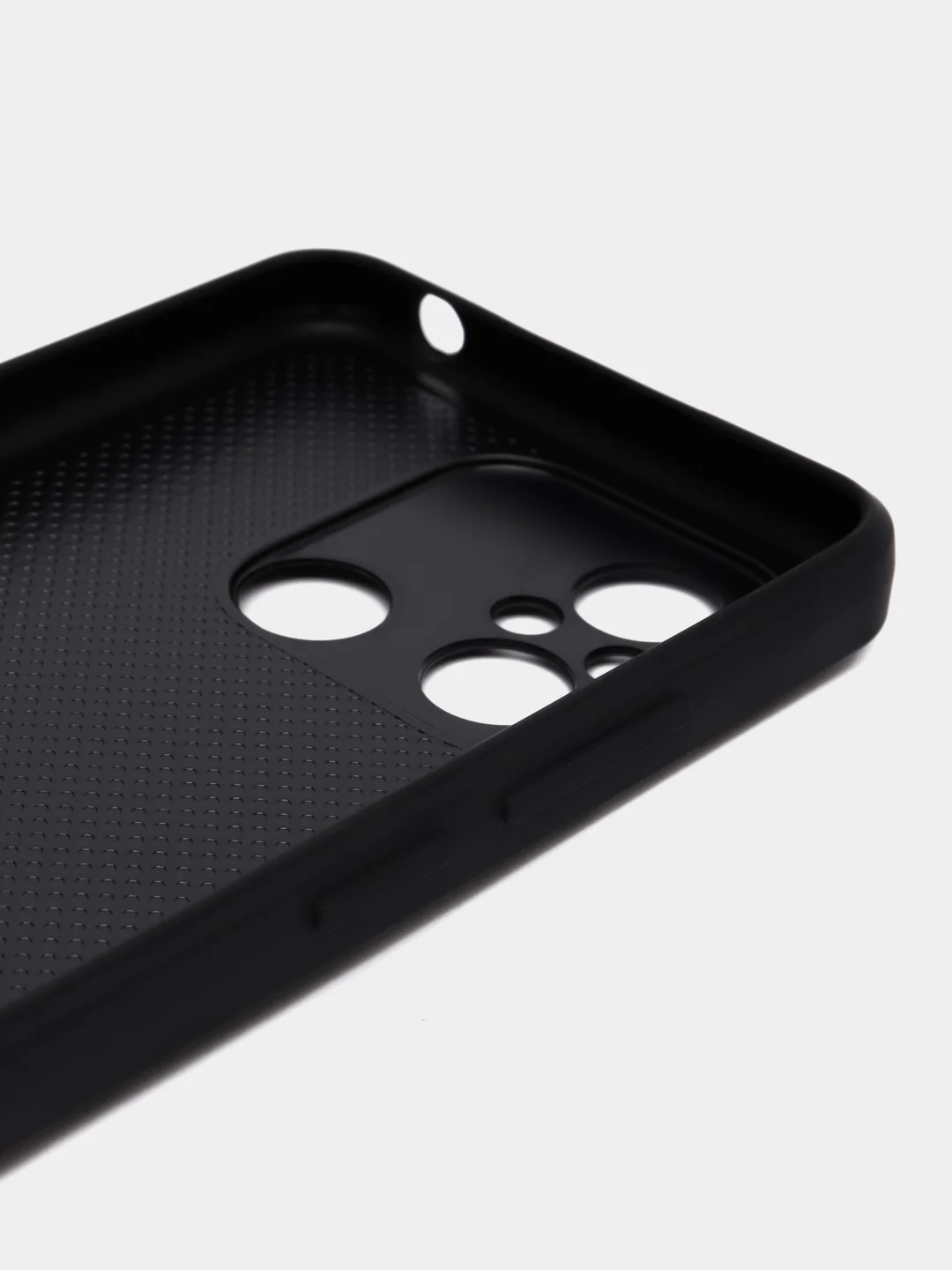 Серый чехол для Xiaomi Redmi 12C, силиконовый