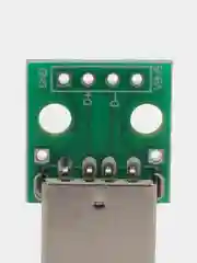 USB 2.0 штекер на плате под пайку DIP 2,54 мм