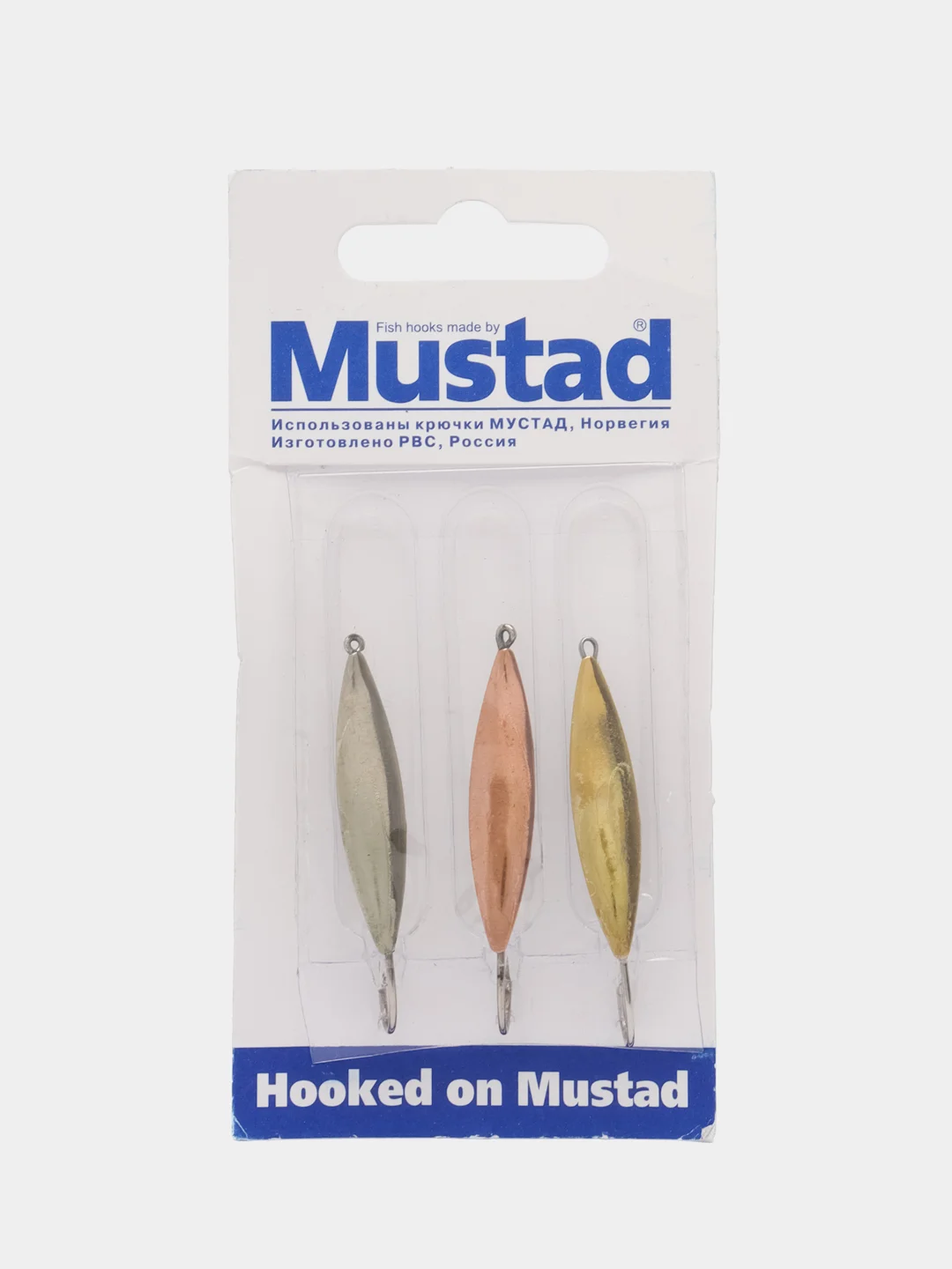 Блесна для зимней рыбалки "Симметрия", 3 штуки, MUSTAD