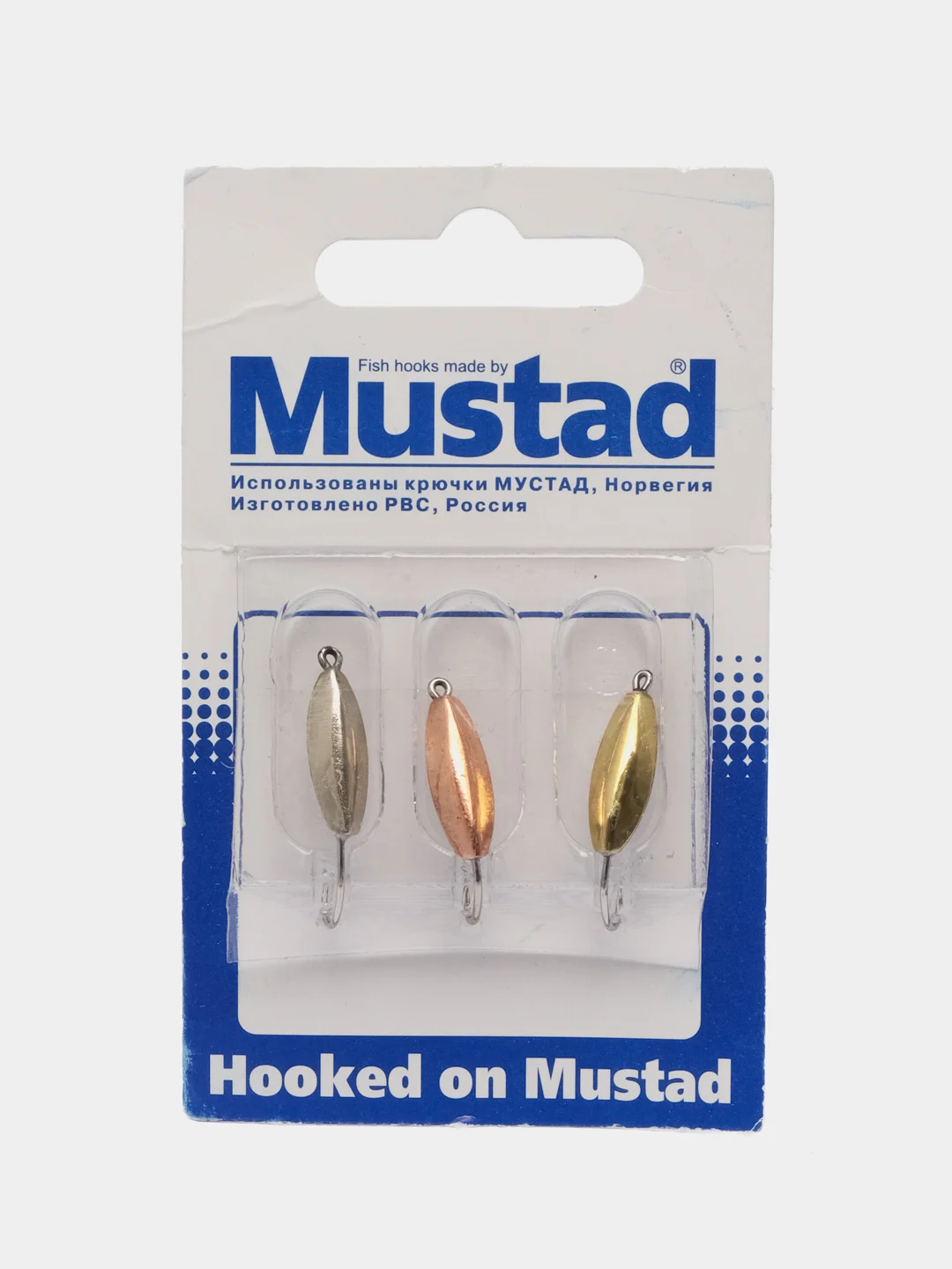 Блесна для зимней рыбалки Гамма, 3 шт, Mustad