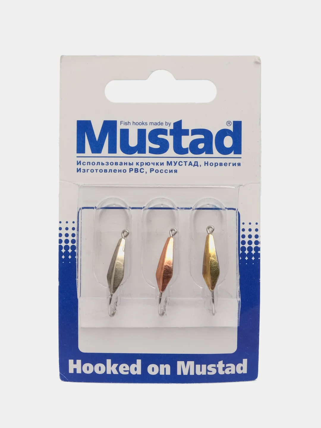 Блесна для зимней рыбалки Бетта, 3 шт, Mustad