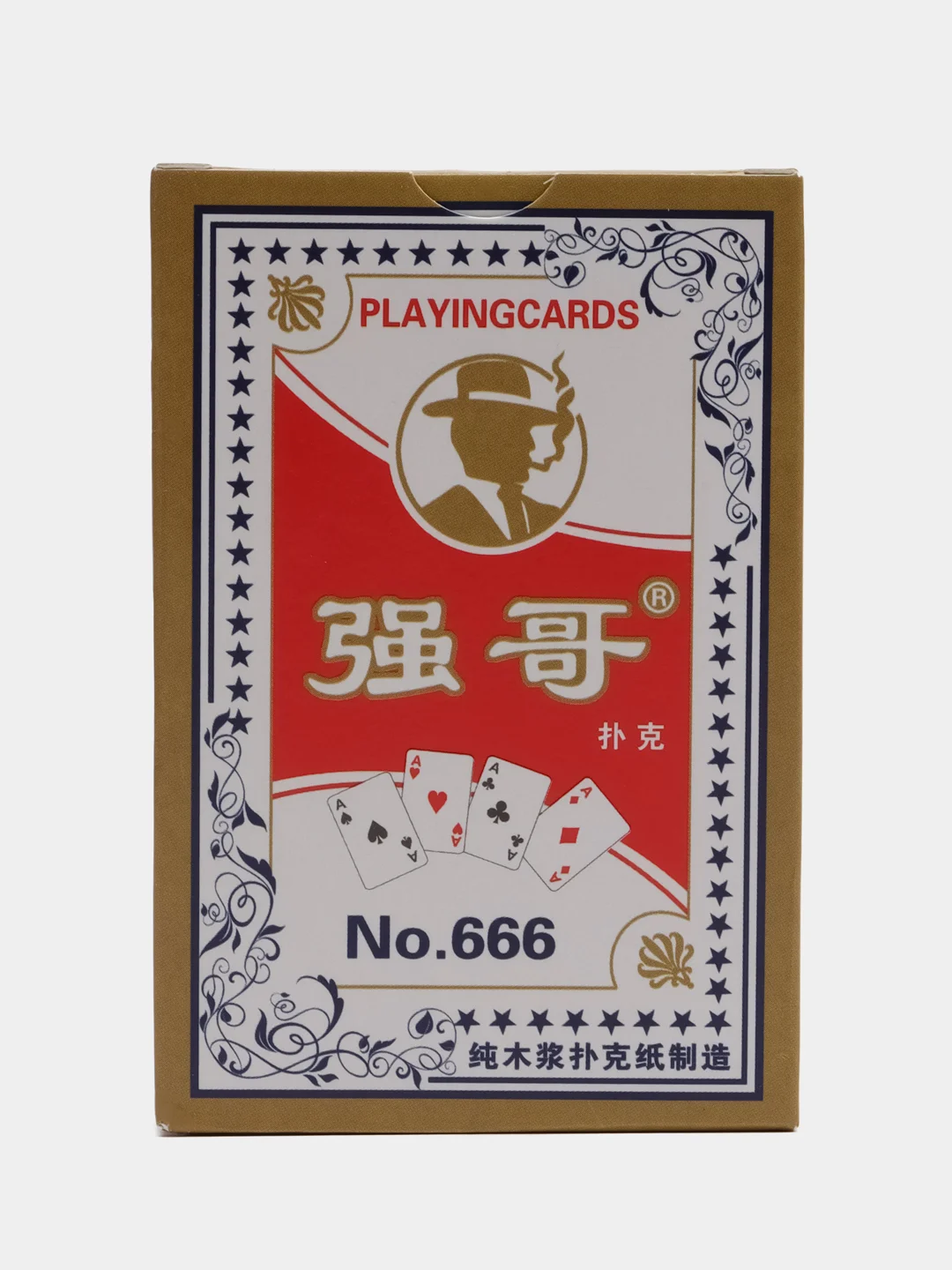 Красный карты игральные, 54 штуки