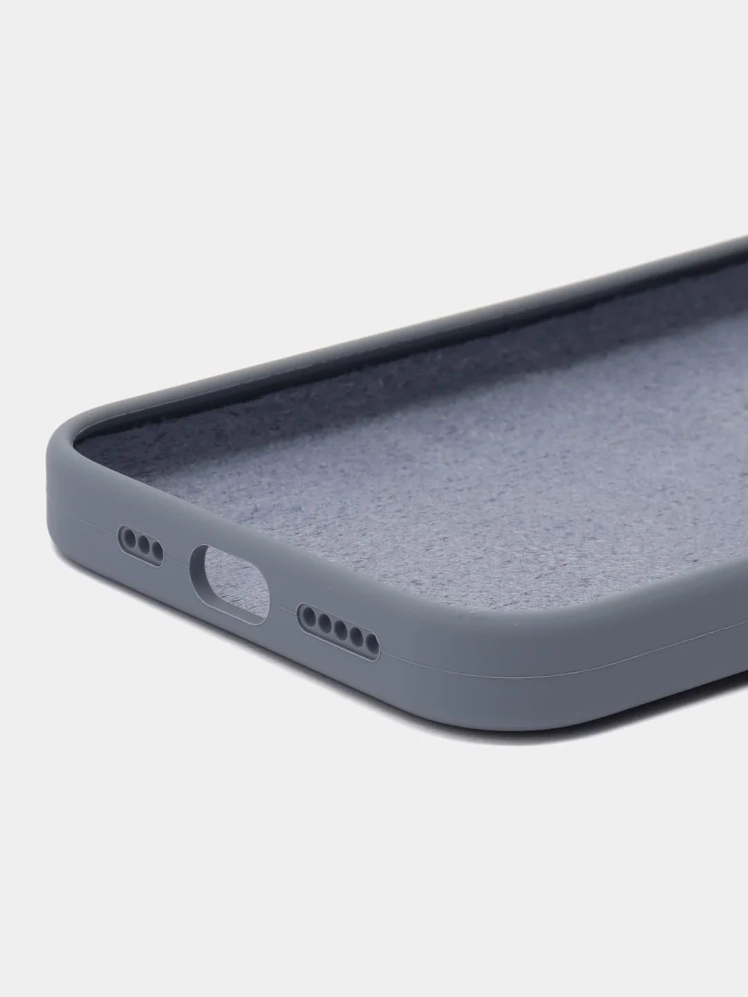 Синий меланж чехол-накладка для iPhone 11, iPhone 15, 15 pro, 13, 14, 14 Pro, 12, с поддержкой MagSafe