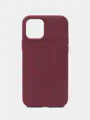 Тёмно-бордовый чехол-накладка для iPhone 11, iPhone 15, 15 pro, 13, 14, 14 Pro, 12, с поддержкой MagSafe