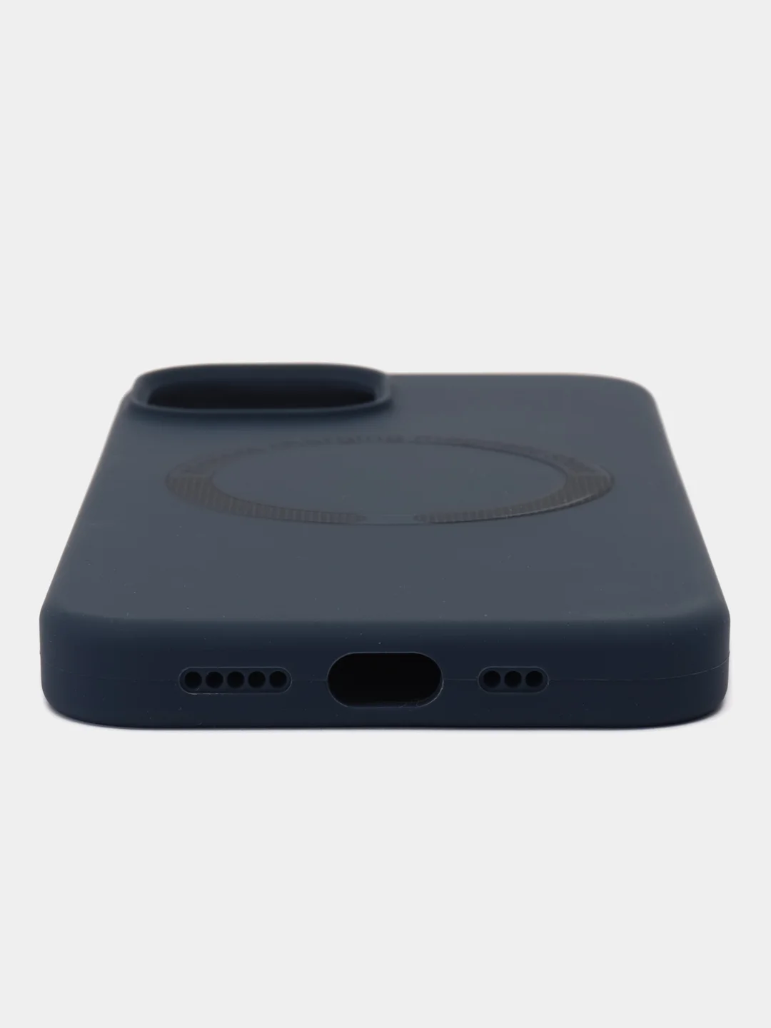 Темно-синий чехол-накладка для iPhone 11, iPhone 15, 15 pro, 13, 14, 14 Pro, 12, с поддержкой MagSafe