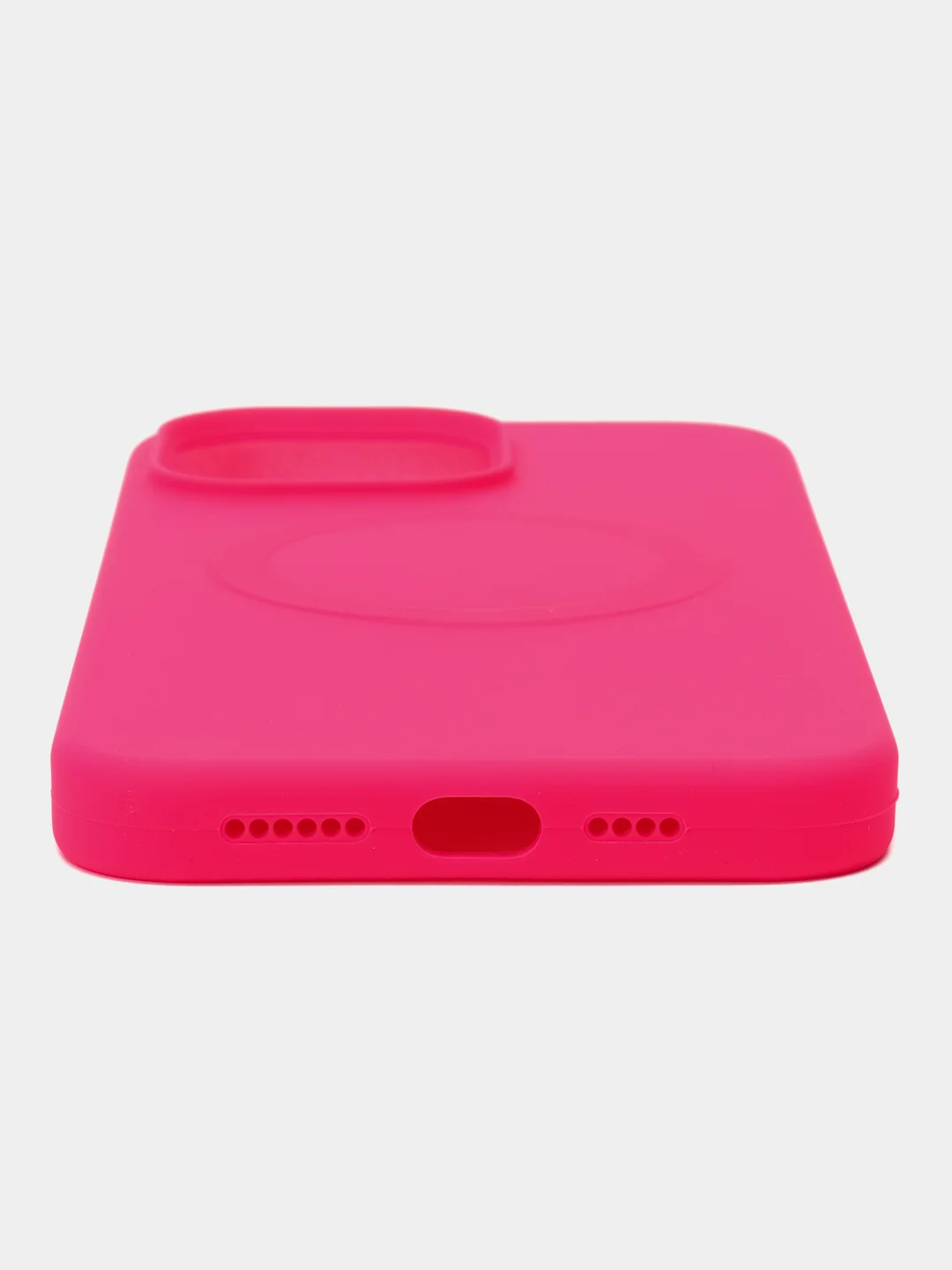 Фуксия чехол-накладка для iPhone 11, iPhone 15, 15 pro, 13, 14, 14 Pro, 12, с поддержкой MagSafe