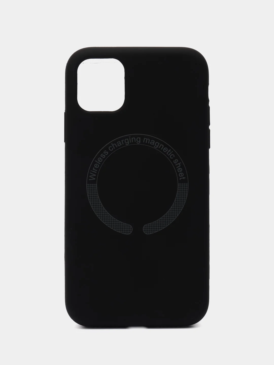 Черный чехол-накладка для iPhone 11, iPhone 15, 15 pro, 13, 14, 14 Pro, 12, с поддержкой MagSafe