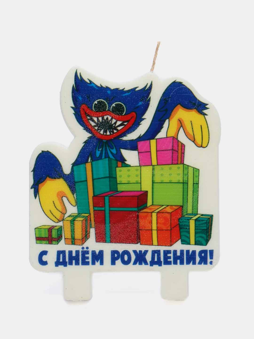 Лазурный свеча в торт Хаги Ваги, свечи Хаги Ваги, набор свечей для торта